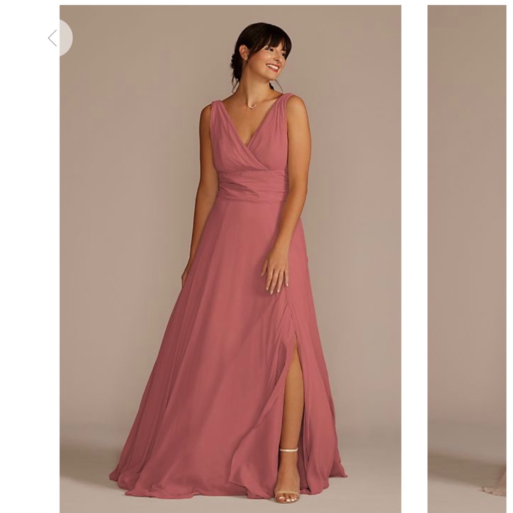 David’s bridal bridesmaid dress size 2 color Sedona